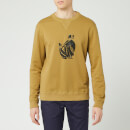 Lanvin Men's Mother & Daughter Print Sweatshirt - Mustard