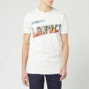 Lanvin Men's Print Short Sleeve T-Shirt - White