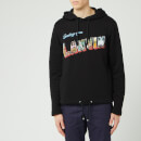 Lanvin Men's Print Hoodie - Black