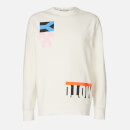Y-3 Men's Swim M-Cut Crew Neck Sweatshirt - White