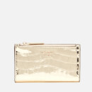 Kate Spade New York Women's Sylvia Croc Small Wallet - Gold