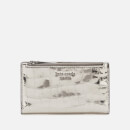 Kate Spade New York Women's Sylvia Croc Small Wallet - Gunmetal