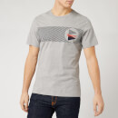 Barbour Storm Force Men's Angle Graphic T-Shirt - Grey Marl