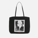 Karl Lagerfeld Legend Collection Women's Karl Legend Canvas Tote Bag - Black