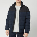 Superdry Men's Track Sports Puffer Jacket - Eclipse Navy