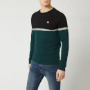 Superdry Men's Collective Colour Block Long Sleeve Top - Pine