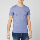Superdry Men's Orange Label Vintage Embroidery T-Shirt - Cobalt Space Dye Feeder