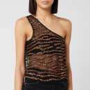 Free People Women's Head Turner One Shoulder Top - Black Combo
