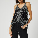 Free People Women's Going Out In Austin Top - Black