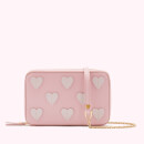 Lulu Guinness Women's Medium Hearts Lydia Cross Body - Blossom