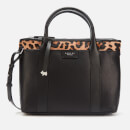 Radley Women's Maples Place Faux Leopard Medium Ziptop Multiway Bag - Black