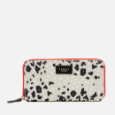 Radley Women's Leopard Oilskin Large Zip Around Matinee Purse - Aluminium