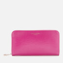 Aspinal of London Women's Continental Lizard Purse - Penelope Pink