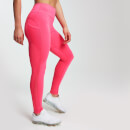 Power Mesh Women's Leggings - Super Pink