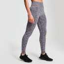 Space Dye Seamless Women's Leggings - Black