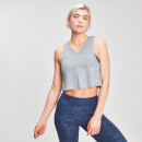 MP Rest Day Women's Cropped Vest - Grey Marl - XS
