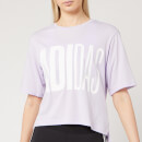 adidas Women's Univ Short Sleeve T-Shirt - Purple Tint