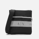 Armani Exchange Men's Small Flat Cross Body Bag - Nero