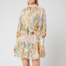 Zimmermann Women's Super Eight Lantern Mini Dress - Mixed Floral