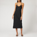 Alexander Wang Women's Light Wash and Go Racerback Dress - Black