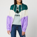 Isabel Marant Étoile Women's Kyriel Raincoat - Green/Violet