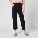 Whistles Women's Paperbag Denim Jean - Black