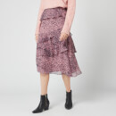 Whistles Women's Wild Cat Printed Skirt - Pink/Multi