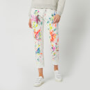 Polo Ralph Lauren Women's Avery Paint Splatter Jeans - Light Indigo