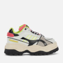 Eytys Women's Grand Prix Leather/Suede/Mesh Chunky Trainers - White