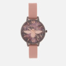 Olivia Burton Women's Twilight Bee Watch - Pink/Grey