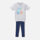 adidas Girls Frozen T-Shirt and Legging Set - Light Grey Heather