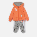 adidas Girls' Infant Minnie Mouse Jogger And Hoody Set - Semi Coral