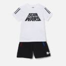 adidas Boys' Star Wars T-Shirt and Shorts Set - White