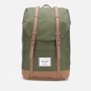Herschel Supply Co. Men's Retreat Back Pack - Dark Olive/Saddle Brown