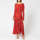 Preen By Thornton Bregazzi Women's Naima Dress - Red Serpent Skin