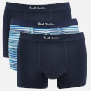 PS Paul Smith Men's 3 Pack Trunk Boxer Shorts - Navy