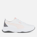 Puma Women's Cilia Mode Trainers - Puma White/Rosewater/Castlerock - Sun Kissed Coral