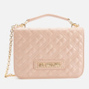 Love Moschino Women's Quilted Medium Shoulder Bag - Pink
