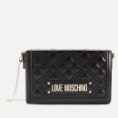 Love Moschino Women's Quilted Crossbody - Black