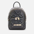 Love Moschino Women's Quilted Backpack - Black