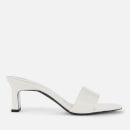 Simon Miller Women's Solo Leather Kitten Heeled Mules - Sand Dollar