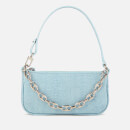 by FAR Women's Mini Rachel Lizard Shoulder Bag - Sky Blue