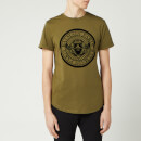 Balmain Men's Coin T-Shirt - Khaki