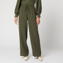 Ganni Women's Recycled Heavy Crepe Trouser - Kalamata