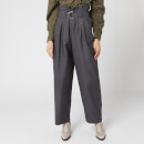 Ganni Women's Belted Trouser - Phantom