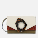 Ganni Women's Colour Block Shoulder Bag - Multicolour