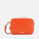 Ganni Women's Textured Leather Camera Bag - Dragon Fire
