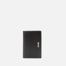 Ganni Women's Textured Leather Wallet - Black