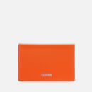 Ganni Women's Textured Leather Wallet - Dragon Fire