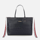 Tommy Hilfiger Women's Iconic Tommy Tote - Navy Embossed
